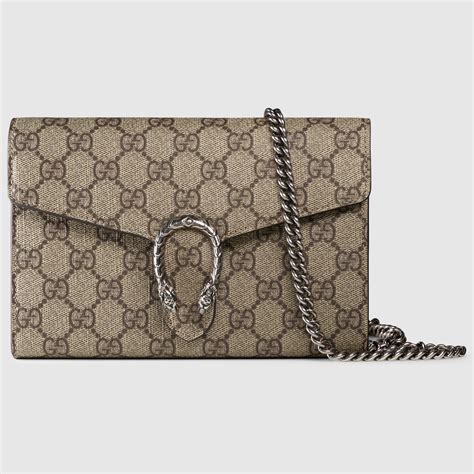 gucci beige gg supreme tiger wallet|Dionysus GG Supreme chain wallet .